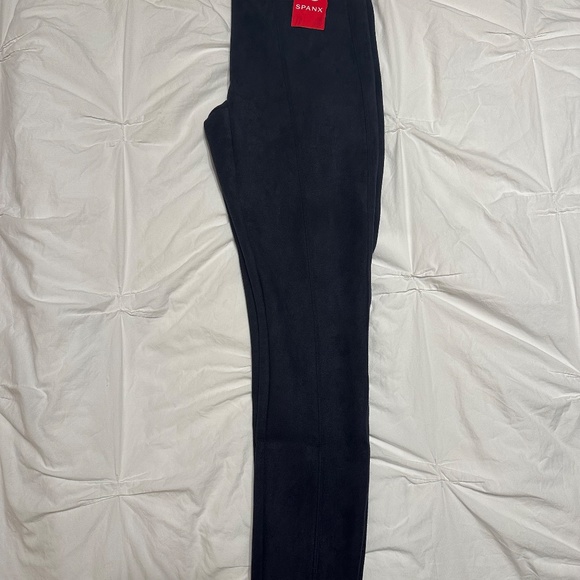 SPANX Faux Suede Leggings - Petite - Picture 3 of 3